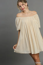 Load image into Gallery viewer, Squared Neckline Mini Dress

