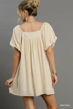 Load image into Gallery viewer, Squared Neckline Mini Dress
