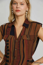 Load image into Gallery viewer, Abstract Print Midi Dress

