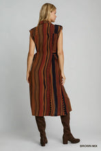 Load image into Gallery viewer, Abstract Print Midi Dress

