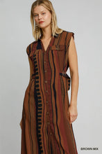 Load image into Gallery viewer, Abstract Print Midi Dress
