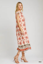 Load image into Gallery viewer, Mixed Border Print Midi Dress
