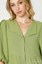 Load image into Gallery viewer, Cotton Gauze Lace Bottom Top
