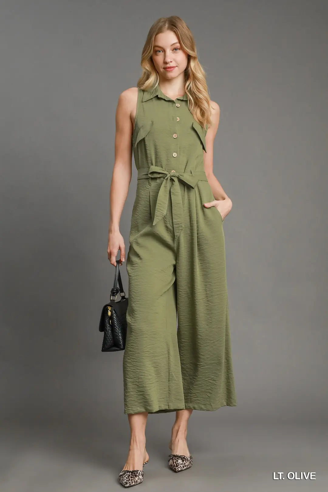 V-Neck Jumpsuit