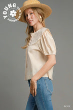 Load image into Gallery viewer, Collar Short Sleeve Top
