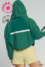 Load image into Gallery viewer, Open Front Windbreaker Jacket
