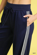 Load image into Gallery viewer, Wide Leg Athletic Stripe Pants
