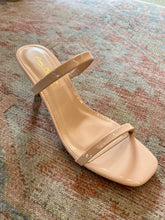 Load image into Gallery viewer, Double Strap Patent Heel Slide
