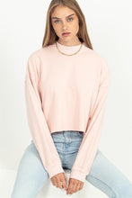 Load image into Gallery viewer, MOCK NECK CROPPED SWEATSHIRT
