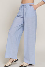 Load image into Gallery viewer, Elastic Waist Y/d Stripe Gauze Long Pant
