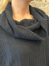 Load image into Gallery viewer, PLUS Ribbed Knit Long Sleeve Cowl Neck
