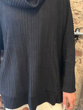 Load image into Gallery viewer, PLUS Ribbed Knit Long Sleeve Cowl Neck
