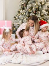 Load image into Gallery viewer, Annie Santa Baby PINK PJ Set
