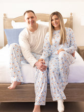 Load image into Gallery viewer, Annie Santa Baby Blue PJ Set
