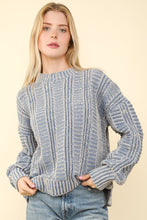 Load image into Gallery viewer, Two Tone Cozy Sweater Knit Top
