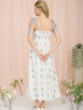 Load image into Gallery viewer, Floral Tile Pattern Scalloped Tie Strap
