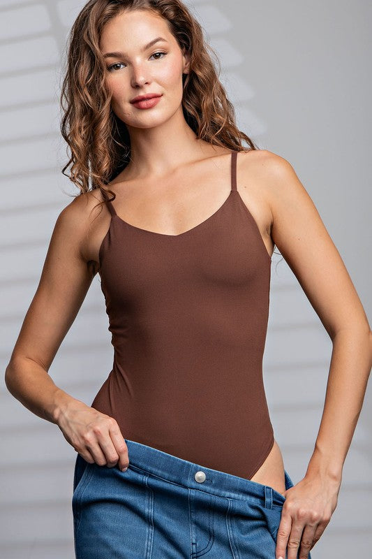 BUTTER SOFT SLEEVELESS ADJUSTABLE BODYSUIT
