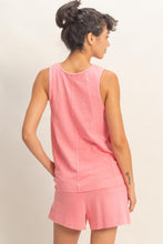 Load image into Gallery viewer, Sleeveless Round Neck Top &amp; Shorts Set
