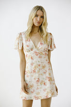 Load image into Gallery viewer, FLORAL FITTED MINI DRESS
