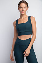 Load image into Gallery viewer, RIB SQUARE NECK SPORTSBRA
