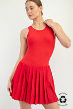 Load image into Gallery viewer, Recycled Butter Pleat Skortsie
