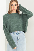 Load image into Gallery viewer, LONG SLEEVE TEXTURED SWEATER
