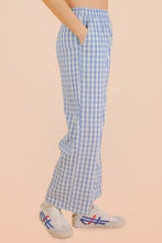 Load image into Gallery viewer, Elastic Waist Checkered Casual Pants
