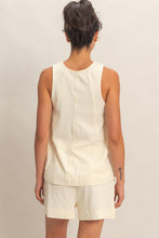 Load image into Gallery viewer, Sleeveless Round Neck Top &amp; Shorts Set
