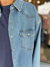 Load image into Gallery viewer, RELAXED FIT BUTTON DOWN DENIM SHIRTS
