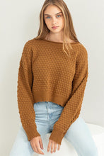 Load image into Gallery viewer, LONG SLEEVE TEXTURED SWEATER
