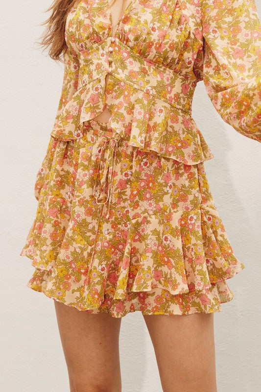 Cross Of Sunlight Double Flared Skort
