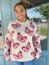 Load image into Gallery viewer, Butterfly Jacquard Sweater
