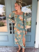 Load image into Gallery viewer, Long Sleeve Midi Dress
