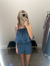 Load image into Gallery viewer, Distressed Detail Denim Top (Part of a set)
