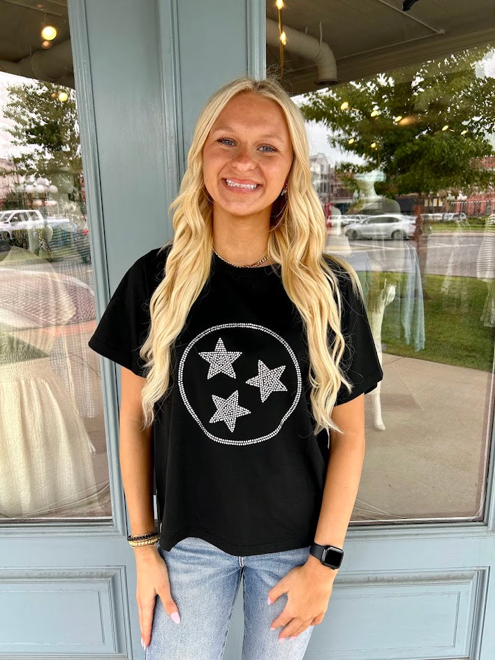 Tennessee Star Rhinestone Baby Tee