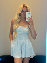 Load image into Gallery viewer, Double Layered Strapless Tube Top Romper
