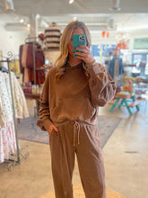 Load image into Gallery viewer, Cropped Hooded Kangaroo Pocket Knit Top (part of a set)

