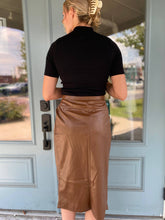 Load image into Gallery viewer, Leather Midi Skirt
