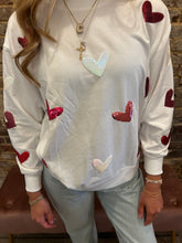 Load image into Gallery viewer, Hearts Sweatshirt
