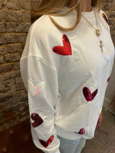 Load image into Gallery viewer, Hearts Sweatshirt
