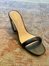 Load image into Gallery viewer, Clear Strap Block Heel
