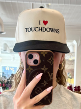 Load image into Gallery viewer, I Heart Touchdowns Trucker Hat
