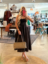 Load image into Gallery viewer, Lace Up Front Sleeveless Suede Midi Dres
