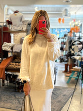 Load image into Gallery viewer, Center Seam Mock Neck Relaxed Pullover S

