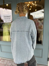 Load image into Gallery viewer, OVERSIZED DENIM SHACKET
