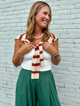 Load image into Gallery viewer, Wool Blend Striped Round Neck Sweater
