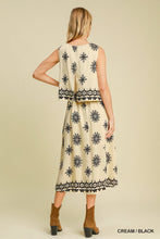 Load image into Gallery viewer, Borderprint Double Layered Midi Dress
