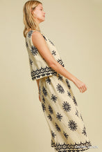 Load image into Gallery viewer, Borderprint Double Layered Midi Dress
