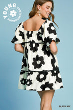 Load image into Gallery viewer, Flower Print Off-Shoulder Mini Dress
