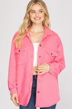 Load image into Gallery viewer, PLUS Oversized Quilted Shirt Jacket
